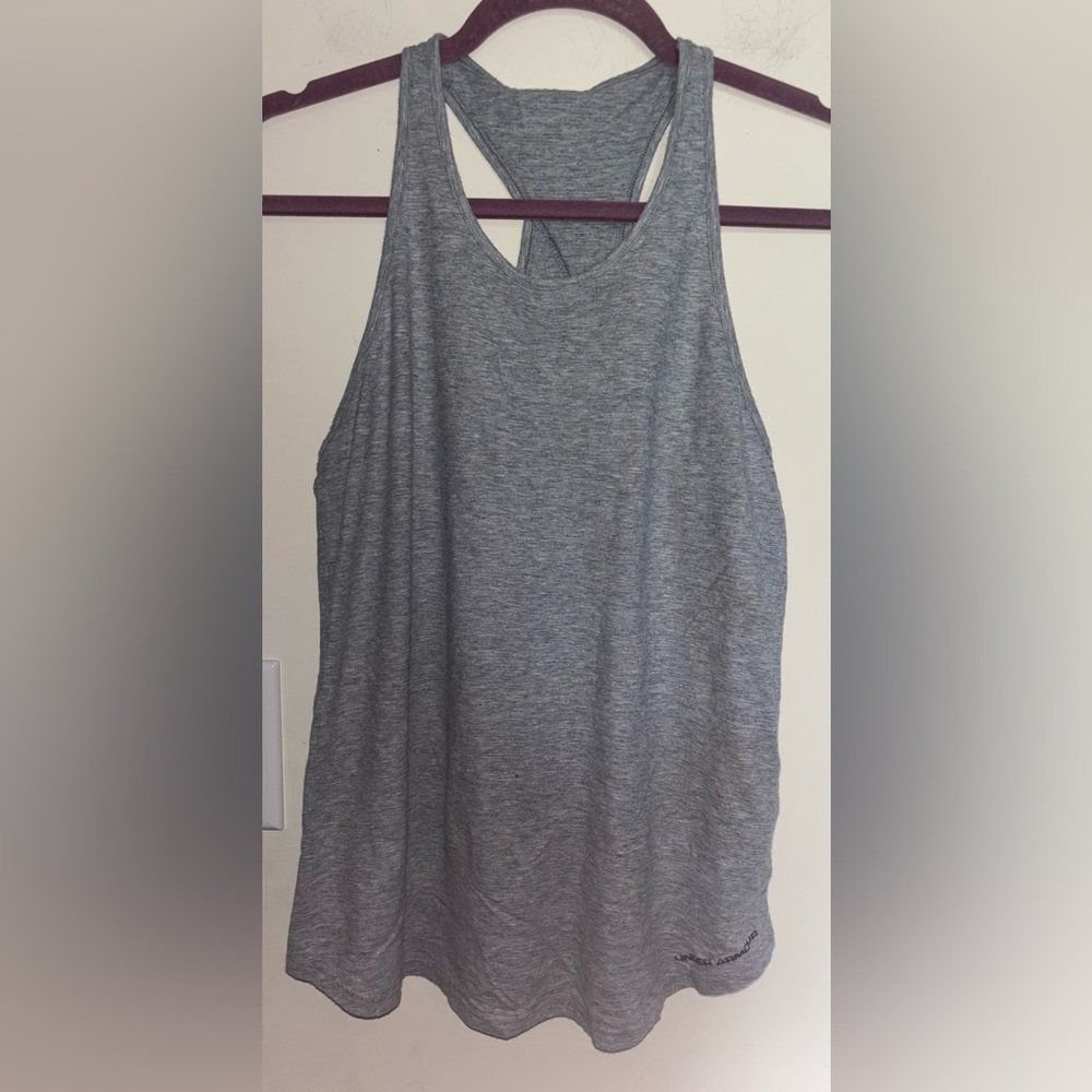 Under Armour Gray Sleeveless Top